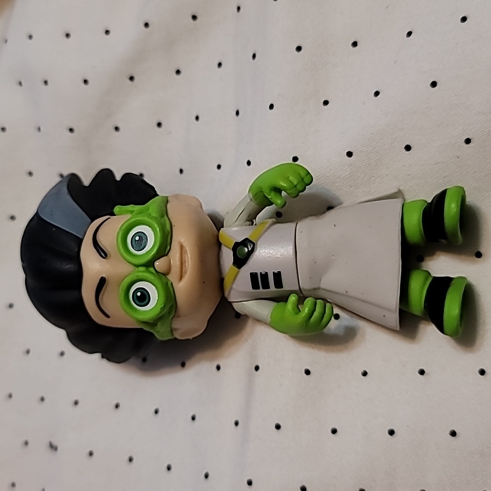 Disney PJ Masks Neon Green ROMEO Figure.